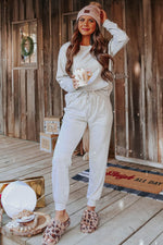 Load image into Gallery viewer, Long Sleeve Pullover and Jogger Pants Lounge Set - Fashion Queen - 29