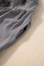 Load image into Gallery viewer, Medium Grey Cinched Waist Sleeveless Wide Leg Jumpsuit - Fashion Queen - 5