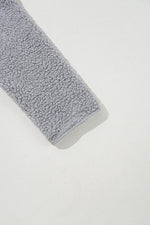 Load image into Gallery viewer, Medium Grey Fleece Zip Up Drawstring Hooded Pocketed Jacket - Fashion Queen - 10