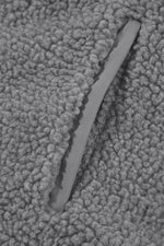 Load image into Gallery viewer, Medium Grey Fleece Zip Up Drawstring Hooded Pocketed Jacket - Fashion Queen - 16