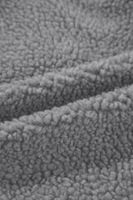 Load image into Gallery viewer, Medium Grey Fleece Zip Up Drawstring Hooded Pocketed Jacket - Fashion Queen - 17