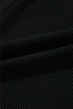 Load image into Gallery viewer, Moss Green Waffle Knit Patchwork Buttoned Oversized Shacket - Fashion Queen - 9