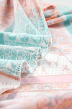 Load image into Gallery viewer, Multicolor Boho Patchwork Print Square Neck Sundress - Fashion Queen - 20