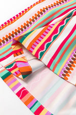 Load image into Gallery viewer, Multicolour Striped Thin Straps Smocked Back Boho Maxi Dress - Fashion Queen - 12