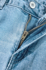 Load image into Gallery viewer, Myosotis High Rise Shift Slit Leg Straight Jeans - Fashion Queen - 10