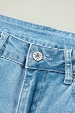 Load image into Gallery viewer, Myosotis High Rise Shift Slit Leg Straight Jeans - Fashion Queen - 9