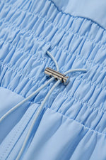 Load image into Gallery viewer, Myosotis Plain Sleeveless Loop Drawstring Cinched Waist Romper - Fashion Queen - 11