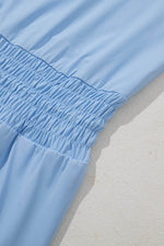 Load image into Gallery viewer, Myosotis Plain Sleeveless Loop Drawstring Cinched Waist Romper - Fashion Queen - 6