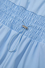 Load image into Gallery viewer, Myosotis Plain Sleeveless Loop Drawstring Cinched Waist Romper - Fashion Queen - 8