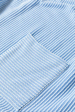 Load image into Gallery viewer, Myosotis Plus Size Ribbed Textured Long Sleeve T Shirt - Fashion Queen - 12