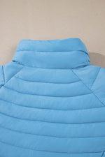 Load image into Gallery viewer, Myosotis Solid Color Quilted Zip-up Puffer Jacket - Fashion Queen - 22