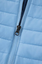 Load image into Gallery viewer, Myosotis Solid Color Quilted Zip-up Puffer Jacket - Fashion Queen - 25
