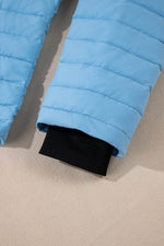 Load image into Gallery viewer, Myosotis Solid Color Quilted Zip-up Puffer Jacket - Fashion Queen - 26