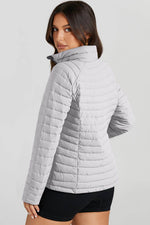 Load image into Gallery viewer, Myosotis Solid Color Quilted Zip-up Puffer Jacket - Fashion Queen - 6