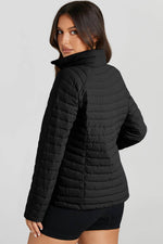 Load image into Gallery viewer, Myosotis Solid Color Quilted Zip-up Puffer Jacket - Fashion Queen - 8