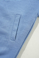 Load image into Gallery viewer, Myosotis Solid Textured Stand Neck Zipper Bomber Jacket - Fashion Queen - 15