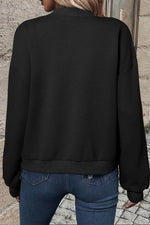 Load image into Gallery viewer, Myosotis Solid Textured Stand Neck Zipper Bomber Jacket - Fashion Queen - 21