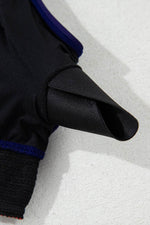 Load image into Gallery viewer, Navy Blue Embroidered Trim Wrap Tie Knot Plus Size High Waisted Bikini - Fashion Queen - 18