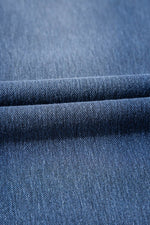 Load image into Gallery viewer, Navy Blue Skinny Elastic Waist Ankle Length Mid Waist Jeggings with Pockets - Fashion Queen - 8