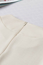 Load image into Gallery viewer, Oatmeal Plain Crew Neck Loose Fit Casual Top - Fashion Queen - 9