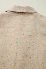 Load image into Gallery viewer, Oatmeal Single Breasted Elegant Suit Jacket - Fashion Queen - 19