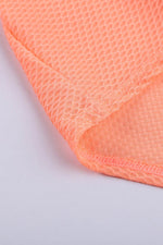 Load image into Gallery viewer, Orange Printed Splicing Racerback Tankini - Fashion Queen - 12