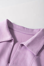 Load image into Gallery viewer, Orchid Bouquet Short Sleeve Zipper Collared Elastic High Waist Romper - Fashion Queen - 6