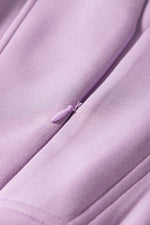 Load image into Gallery viewer, Orchid Bouquet Short Sleeve Zipper Collared Elastic High Waist Romper - Fashion Queen - 7