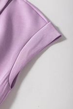 Load image into Gallery viewer, Orchid Bouquet Short Sleeve Zipper Collared Elastic High Waist Romper - Fashion Queen - 8