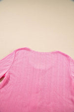 Load image into Gallery viewer, Orchid Petal Delicate Texture Cropped Cami Shorts and Cardigan 3pcs Lounge Set - Fashion Queen - 18