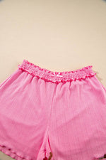 Load image into Gallery viewer, Orchid Petal Delicate Texture Cropped Cami Shorts and Cardigan 3pcs Lounge Set - Fashion Queen - 22