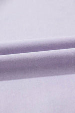 Load image into Gallery viewer, Orchid Petal Short Sleeve Double Chest Pocket Denim Shirt Dress - Fashion Queen - 13