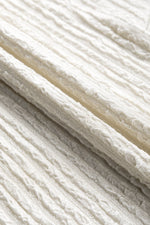 Load image into Gallery viewer, Pale Khaki Textured Wide Sleeve V Neck T Shirt - Fashion Queen - 6