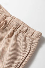 Load image into Gallery viewer, Parchment Textured Long Sleeve T Shirt and Pants Lounge Set - Fashion Queen - 7