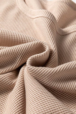 Load image into Gallery viewer, Parchment Textured Long Sleeve T Shirt and Pants Lounge Set - Fashion Queen - 9