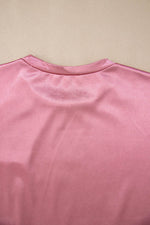 Load image into Gallery viewer, Pink Chest Pocket Loose Fit T Shirt - Fashion Queen - 17