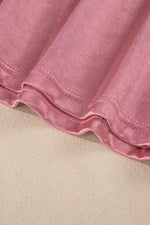 Load image into Gallery viewer, Pink Chest Pocket Loose Fit T Shirt - Fashion Queen - 19