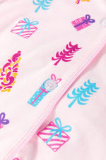 Load image into Gallery viewer, Pink Christmas Twinkle Tree Print Shirt Sleep Dress - Fashion Queen - 9