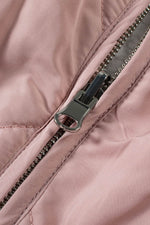 Load image into Gallery viewer, Pink Fleece Lined Quilted Vest Coats - Fashion Queen - 19