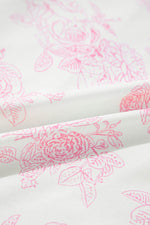 Load image into Gallery viewer, Pink Floral Long Sleeve and Pants Pajamas Set - Fashion Queen - 12