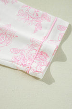 Load image into Gallery viewer, Pink Floral Long Sleeve and Pants Pajamas Set - Fashion Queen - 13