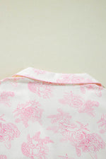 Load image into Gallery viewer, Pink Floral Long Sleeve and Pants Pajamas Set - Fashion Queen - 18