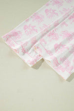 Load image into Gallery viewer, Pink Floral Long Sleeve and Pants Pajamas Set - Fashion Queen - 9