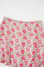 Load image into Gallery viewer, Pink Floral Print Puffy Cropped Tank and Mini Skirt Set - Fashion Queen - 10