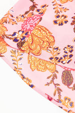 Load image into Gallery viewer, Pink Floral Square Neck Ruffled Flutter Sleeve Tiered Midi Dress - Fashion Queen - 18