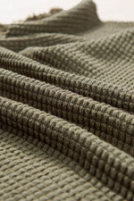 Load image into Gallery viewer, Pink Fringe Trim Textured Short Two Piece Set - Fashion Queen - 30