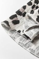 Load image into Gallery viewer, Pink Leopard Print Elasticated V Neck 3/4 Puff Sleeve Dress - Fashion Queen - 29