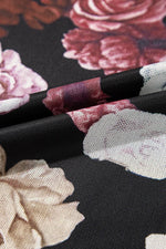 Load image into Gallery viewer, Pink Mesh Floral Print Mock Neck Long Sleeve Slim Top - Fashion Queen - 15