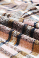 Load image into Gallery viewer, Pink Plaid Button Up Lapel Jacket - Fashion Queen - 11