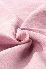 Load image into Gallery viewer, Pink Solid Color Knot Straps Denim Romper with Pockets - Fashion Queen - 11